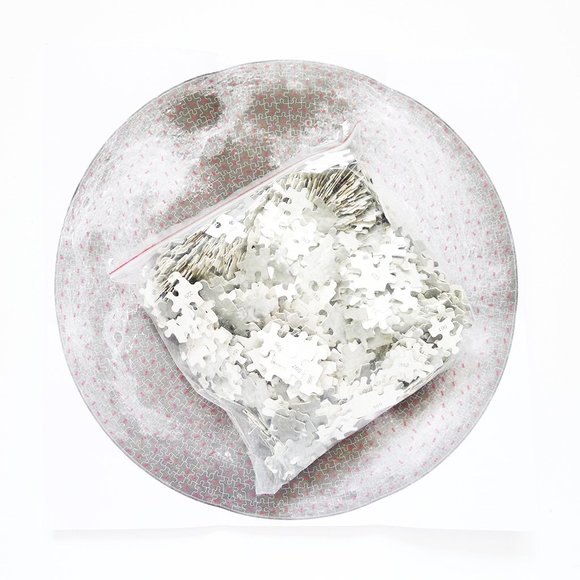 FULL MOON Round Jigsaw Puzzle 1000 Pieces 26.5" - Picture 3 of 3